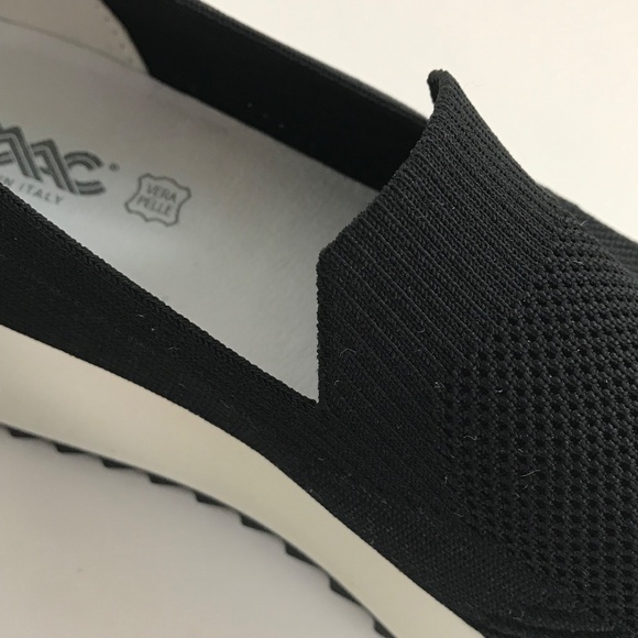 IMAC Slip On Platform Sneakers Made in Italy Black Women’s Size EU 40 US 9.5 - Picture 7 of 16